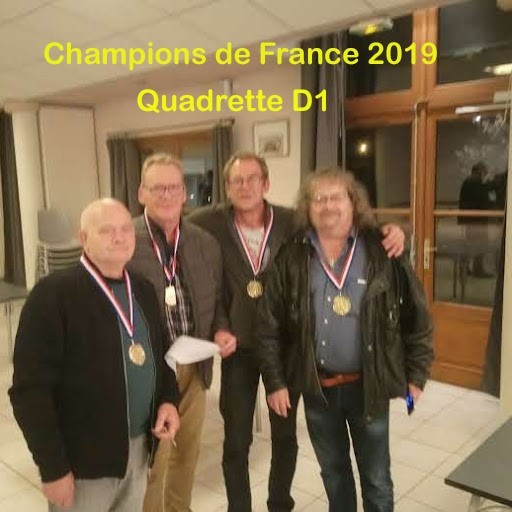 Champions de France Quadrette D1