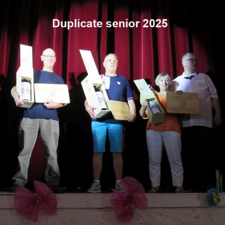 Duplicate senior 2025